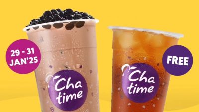 Promo Chatime Double Joy Beli 1 Gratis 1 Cup Reguler