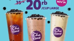 Promo Chatime Hujan Pearl Large Cup Hanya 20Ribu