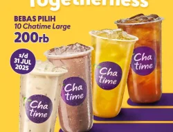 Harga Menu Chatime Lengkap & Promo Terbaru Juli 2025