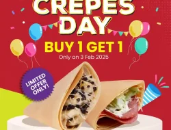 Promo Dcrepes Beli 1 Gratis 1 Spesial Crepes Day