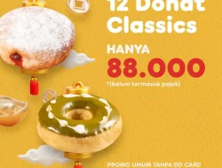 Promo Dunkin Donuts Spesial Imlek 12 Donat Hanya 88 Ribu