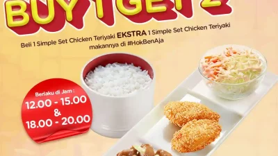 Promo Hokben Beli 1 Gratis 1 Pakai QRIS BNI