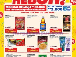 Promo Indomaret Harga Heboh Periode 27 Nov – 3 Des 2024