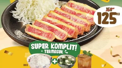 Promo Kimukatsu Gyukatsu Mantappu Set Hanya 125Ribu