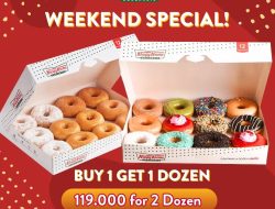 Promo Krispy Kreme 2 Lusin Donat Harga Hanya 119Ribu