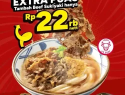 Promo Marugame Udon Extra Beef Sukiyaki Hanya Rp 22ribu