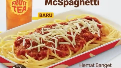 Promo McDonalds Paket Hebat McSpaghetti Hanya 18Ribu