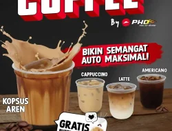 Promo PHD Beli Es Kopi Susu Aren 20 Ribu Gratis Cookies