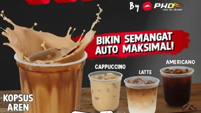 Promo PHD Beli Es Kopi Susu Aren 20 Ribu Gratis Cookies