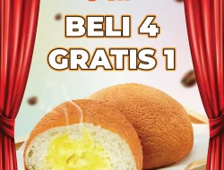 Promo Roti O Spesial Payday Beli 4 Gratis 1 Hingga 30 November 2024