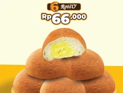 Promo Roti O spesial 12.12 Beli 6 Roti O Hanya 66Ribu