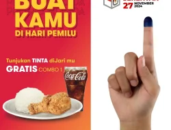 Promo Wendys Spesial Pilkada Beli 1 Gratis 1 Combo 1