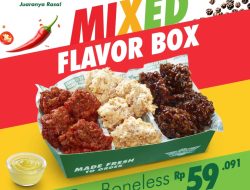 Promo Wingstop Mixed Flavor Box 12 Pcs Bonless 59Ribu