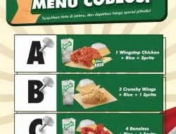 Promo Wingstop Spesial Menu Coblos Harga Hanya 19Ribu