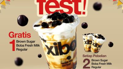 Promo Xiboba Harga Spesial 12.12 Beli 2 Gratis 1 Minuman