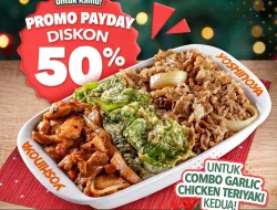 Promo Yoshinoya Payday Diskon 50% Combo Garlic Chicken Teriyaki