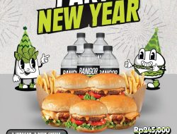 Promo Burger Bangor Party New Year: Rame-Rame Hanya 175Ribu