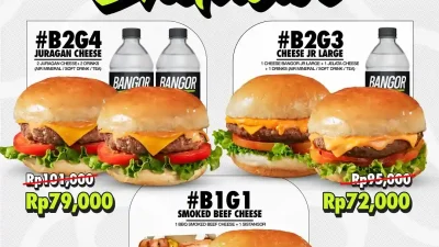 Harga Menu Burger Bangor Semua Varian Terbaru Februari 2025