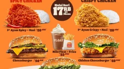 Promo Burger King JaJANUARI Hemat Harga Mulai 17Ribuan