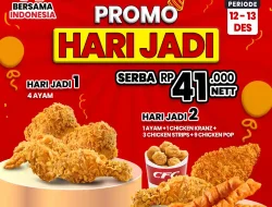 Promo CFC Spesial Hari Jadi Harga Menu Mulai 41Ribu