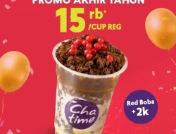 Promo Chatime Spesial Akhir Tahun Hanya 15Ribu Per Cup