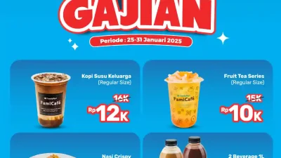 Promo FamilyMart Spesial Gajian Harga Menu Mulai 10 Ribu