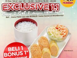 Promo Hokben Exclusive 1.1 Beli 1 Gratis 1 Hoka Hemat