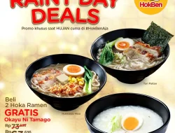 Promo Hokben Rainy Days Deals Harga Hanya 21Ribuan