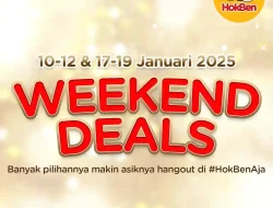 Promo Hokben Weekend Deals Harga Spesial Mulai 30Ribu