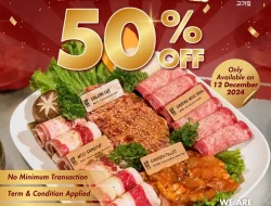 Promo KOBA BBQ Crazy Deals 12.12 Diskon Hingga 50%