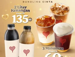 Promo Kopi Kenangan Bucin Bundling Cinta 2 Minuman 31 Ribu