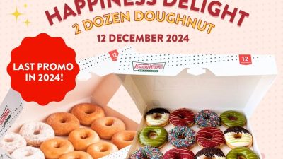 Promo Krispy Kreme Spesial 12.12 Beli 2 Lusin 100Ribu