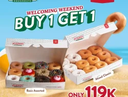 Promo Krispy Kreme Weekend 2 Lusin Donat Hanya 119Ribu