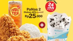 Promo McDonalds Mana Lagi Paket Panas 2 Hanya 25 Ribu