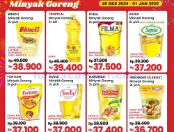 Promo Minyak Goreng Murah Indomaret 26 Des – 1 Jan 2025