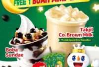 Promo Mixue Beli 1 Minuman Gratis Amplop Edisi Ramadhan