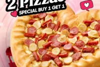 Promo Pizza Hut Spesial Valentine Beli 1 Gratis 1