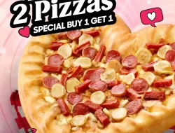 Promo Pizza Hut Spesial Valentine Beli 1 Gratis 1