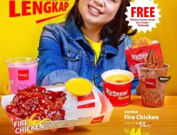 Promo Richeese Factory Combo Fire Chicken Hanya 44Ribu