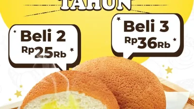 Promo Roti O Spesial Akhir Tahun Beli 2 Hanya 25Ribu