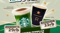 Promo Starbucks Payday, 2 Minuman Tall Mulai Rp29.000 per Cup Bayar Pakai BCA 2 Promo Starbucks Payday 2 Minuman Tall Rp29.000 per cup periode 26–28 Januari 2026