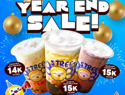 Promo Street Boba Year End Sale Mulai 14Ribu Per Cup