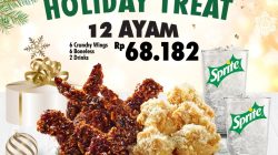 Promo Wingstop HOLIDAY TREAT Beli 12 Ayam + 2 Sprite 68Ribu