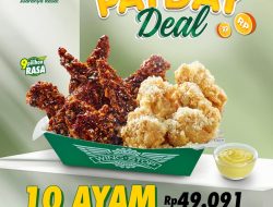 Promo Wingstop Payday Deal 10 Ayam Harga Hanya 49 Ribu