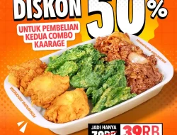 Promo Yoshinoya Payday Diskon 50% Combo Karaage