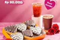 Harga Promo Dunkin Donuts 6 Donat + 2 Minuman Hanya 90 Ribu