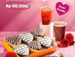 Harga Promo Dunkin Donuts 6 Donat + 2 Minuman Hanya 90 Ribu