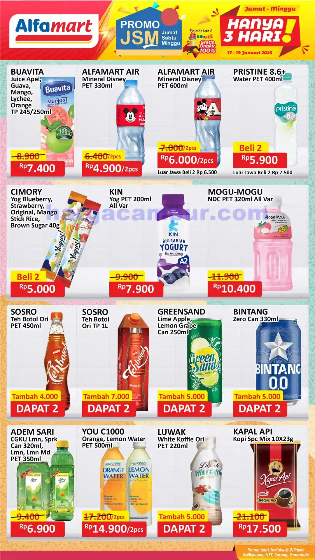 Katalog Promo JSM Indomaret, Alfamart, & Superindo 17-19 Januari 2025:Minyak Goreng Cuma Rp30 Ribuan