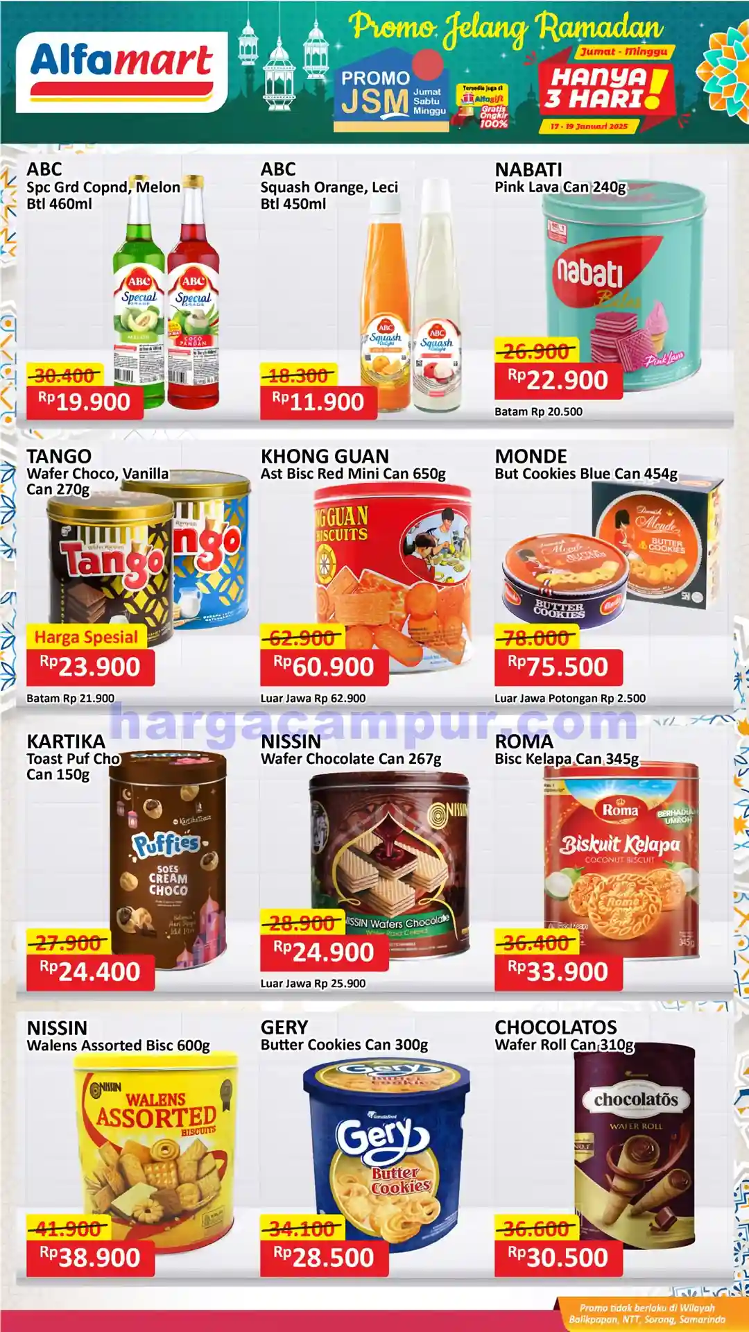 Katalog Promo JSM Indomaret, Alfamart, & Superindo 17-19 Januari 2025:Minyak Goreng Cuma Rp30 Ribuan