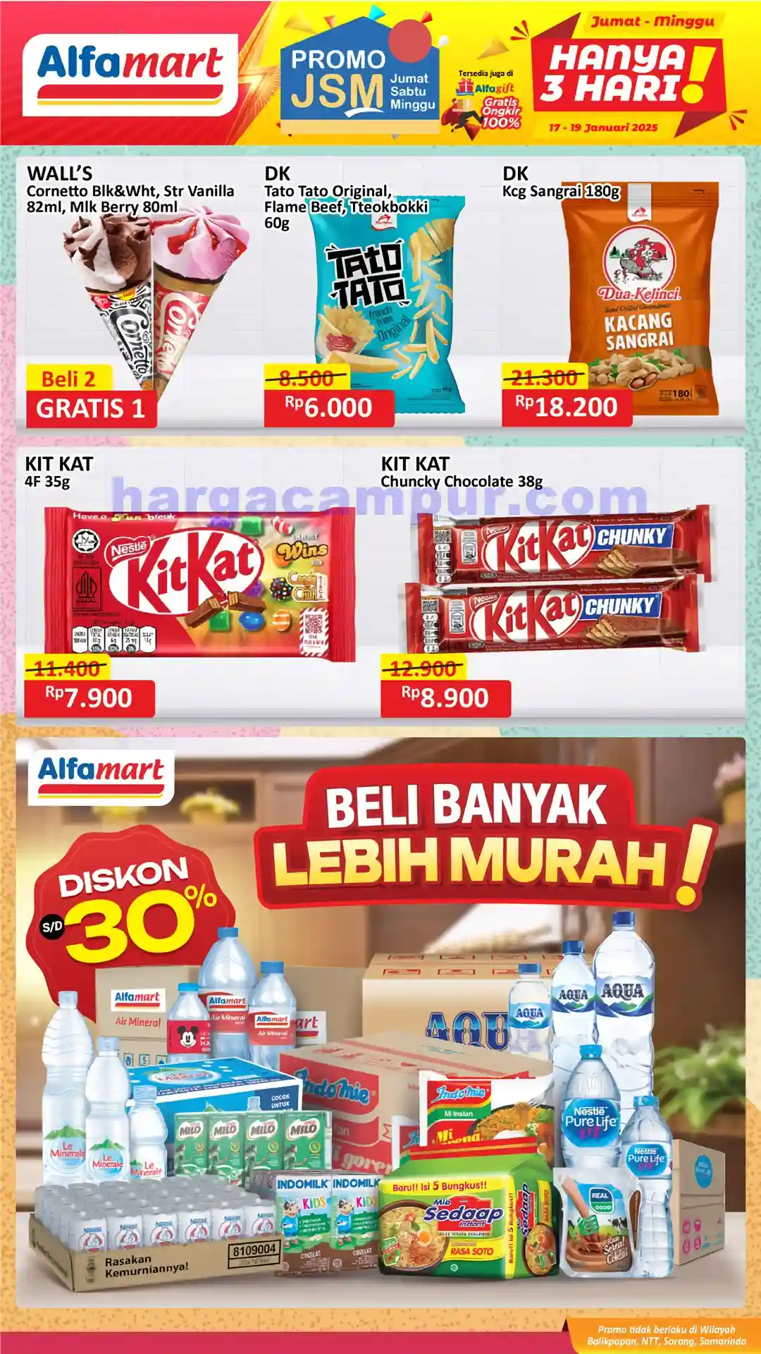 Katalog Promo JSM Indomaret, Alfamart, & Superindo 17-19 Januari 2025:Minyak Goreng Cuma Rp30 Ribuan